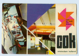 X1B64/ Amsterdam COK Hotel For Youth And Students AK Ca.1970 - Andere & Zonder Classificatie