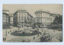 B735/ Italien Genova Piazza Corvetto AK - Autres & Non Classés