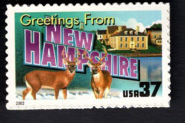 2017237538 2002  SCOTT 3724 (XX) POSTFRIS MINT NEVER HINGED - GREETINGS FROM AMERICA - NEW HAMPSHIRE - Unused Stamps