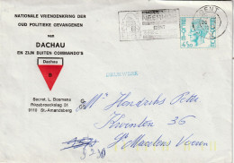 België 1975, National Circle Of Friends Of Former Political Prisoners Of Dachau And His Outside Commandos - Brieven En Documenten