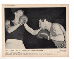 FP233/ Boxen De Souza (Frankreich) - Pfeffer (Deutschland) 1966 23 X 17 Cm - Olympic Games