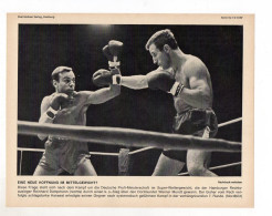 FP219/ Boxen R. Dampmann (Hamburg) - Werner Mundt (Dortmund) 1967  23 X 17 Cm - Juegos Olímpicos