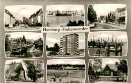 73851398 Finkenwerder Finkwarder Hamburg Teilansichten Deutsche Werft Fischerflo - Other & Unclassified