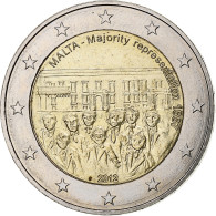 Malte, 2 Euro, Majority Representation, 2012, Utrecht, Bimétallique, SPL - Malta