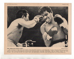 FP193/ Boxen Lynonel Rose  (Australien) -Fighting Harara (Japan) 1968 23 X 17 Cm - Giochi Olimpici