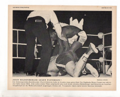 FP180/ Boxen Floyd Patterson - Henry Cooper (England) 1966   23 X 17 Cm - Olympische Spiele