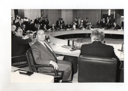 F6261/ Francois Mitterrand Plenarsitzung Im Bundeskanzleramt 1983 Foto 21,5 X14 - Zonder Classificatie