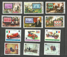 HAUTE-VOLTA N°342 à 347, 351 à 356 Cote 4.40€ - Haute-Volta (1958-1984)