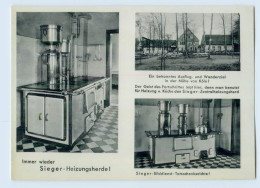 C735/ Reklame - Sieger-Heizungsherde Hugo Barkey Schötmar   AK Ca.1935 - Publicité