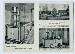 C735/ Reklame - Sieger-Heizungsherde Hugo Barkey Schötmar   AK Ca.1935 - Advertising