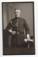 Y634/ CDV Foto Soldat Militär Atelier Sev. Schoy, Colmar Elsaß  Ca.1910 - Altri & Non Classificati