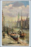 W5S87/ Hamburg Altstadt Fleet Bei Der Reimersbrücke Schöne Tuck`s AK 1908 - Mitte