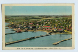 W5J32/ USA Prince Edward Island Aerial View Of Summerside Ca.1940 AK - Autres & Non Classés