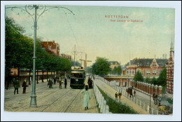 W5E84/ Rotterdam Oost Zeedijk Straßenbahn AK 1907 - Altri & Non Classificati