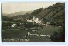 W3W18/ Alpendorf Reinsberg Mit Friedhof Foto AK 1929 - Autres & Non Classés