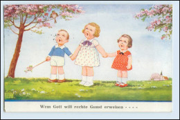 W3V36/ Kinder Singen  Künstler AK John Wills 1937 - Mailick, Alfred