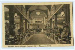 W0C29/ Berlin Berliner Konzert-Haus, Mauerstr. AK 1918 - Otros & Sin Clasificación