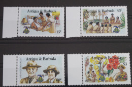 Antigua Und Barbuda 885-888 Postfrisch Pfadfinder #WP110 - Antigua En Barbuda (1981-...)