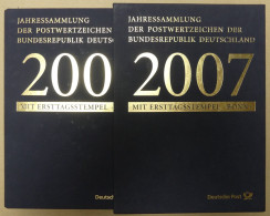 BRD Bund Jahressammlung 2007 Gestempelt Mit Schuber #KG676 - Sonstige & Ohne Zuordnung