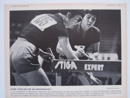 C1132/ Tischtennis WM  Bild Drei-Mohren-Verlag 1967 - Juegos Olímpicos