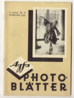 C325/ Agfa Photo Blätter Heft 8  1929 - Reclame