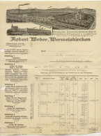C432/ Rechnung R. Weber, Wermelskirchen Eisenbleckwarenfabrik 1922 - Other & Unclassified
