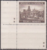 049/ Pof. 49; Stamp With Coupon, Plate Mark ** - Neufs