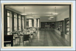 W6W25 / Flensburg Grenzakademie Sankelmark Bibliothek Foto AK 1958 - Flensburg