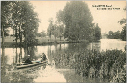 36 SAINT-GAULTIER. Pêcheurs Sur La Creuse - Autres & Non Classés