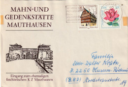 DDR 1978, Letter Sent To Husum Rödemis, Mauthausen Memorial And Monument - Briefe U. Dokumente