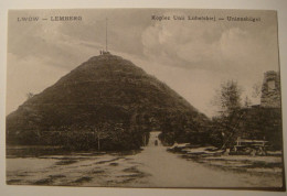 Lwow.Lemberg.2 P's.Sadzawka W Parku Stryjskim.Leon Propst.1910.Kopiec Unii Lubelskiej.By DG.Poland.Ukraine. - Oekraïne