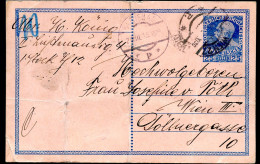 Rohrpost-Postkarte RP29a Wien 27 1915 Kat.7,00€ - Postkarten