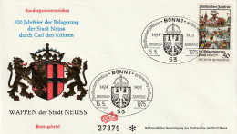 Duitsland 1975, FDC Unused, 500th Anniversary Of The Siege Of The City Of Neuss - 1971-1980