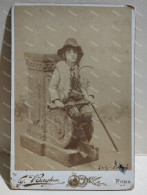 Italia Foto Cabinet. Italy Boy With Stick And Flute. Ragazzo Con Bastone E Flauto - Europe