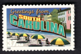 2017247627 2002  SCOTT 3735 (XX) POSTFRIS MINT NEVER HINGED - GREETINGS FROM AMERICA - SOUTH CAROLINA - Neufs