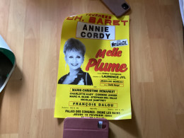 Affiche Annie Cordy Tournée Ch Baret  Digne-les-Bains - Afiches