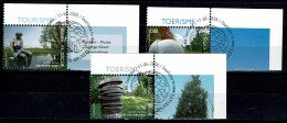België OBP 3794/3796 - Toerisme Tourisme Beelden Tuinen - Gebruikt