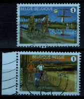 België OBP 3790/3791 - Cycling And Walking  Complete - Oblitérés