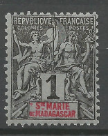 ST Marie De Madagascar N° 1 NEUF** LUXE SANS CHARNIERE  / Hingeless / MNH - Unused Stamps