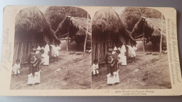 Femme Aztèque Et Enfant, Mexique. Underwood Stéréo - Stereoscopes - Side-by-side Viewers