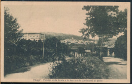 °°° 30755 - FIUGGI - PALAZZO DELLA FONTE E LE DUE STRADE CONDUCENTI AL PAESE (FR) °°° - Otros & Sin Clasificación