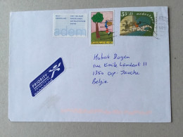 Nederland Lettre Avec Affranchissement Composé - Storia Postale