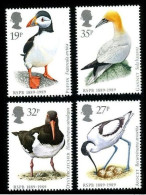 GRAN BRETAÑA 1989 - UK - AVES - PAJAROS - YVERT 1363/1366** - Nuevos