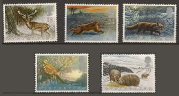 GRAN BRETAÑA 1992 - UK - FAUNA SALVAJE - YVERT 1591/1595** - Otros & Sin Clasificación