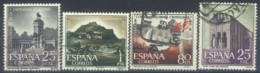 SPAIN - 1961/63 -  STAMPS SET OF 4, USED. - Oblitérés
