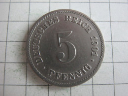 Germany 5 Pfennig 1901 E - 5 Pfennig