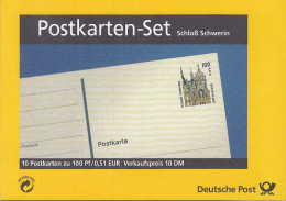 BRD PH 2 A, Postkartenheft, Ungebraucht, Schloss Schwerin, 2001 - Postkarten - Ungebraucht