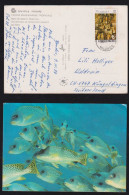 Maldives 1974 Picture Postcard To Switzerland Picasso Stamp - Maldives (1965-...)