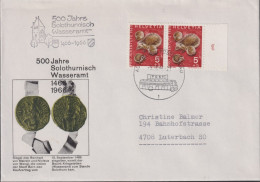 1965 -66 Schweiz Pro Juventute ° Zum:CH J210,Yt:CH 759, Mi:CH 826, Tabs: Igel, 500 Jahre Solothurnisches Wasseramt - Storia Postale