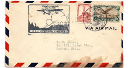 MEXICO -1929 - MEXICO CITY TO MATAMOROS LINDBERGH Flight Cover . - Mexique